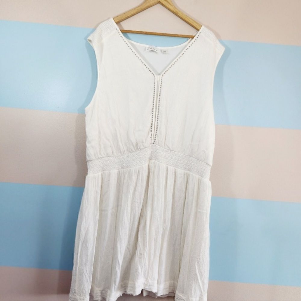 Simply Ema NWT white dress Sz 2x
